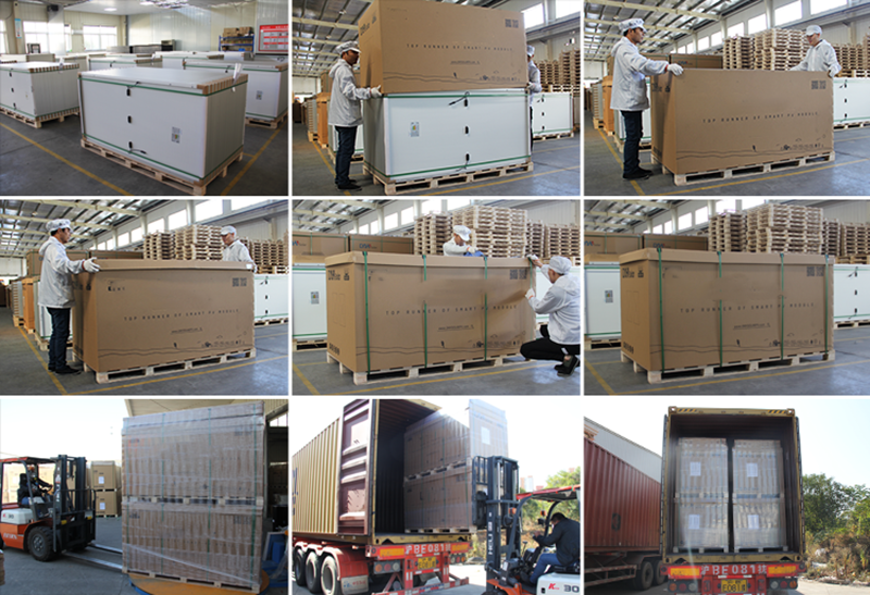 solar panel packing steps