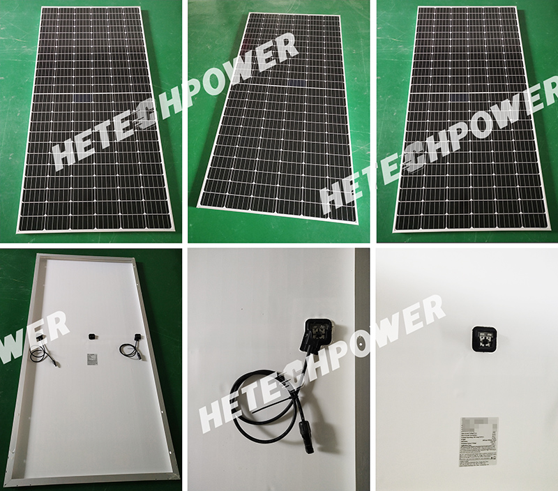 400W half cell solar panel details