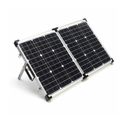 100W portable solar panel charging to 12V battery