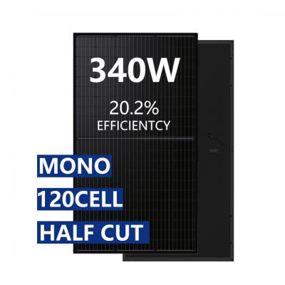 black 340W 120 cell 5bb perc mono solar panel