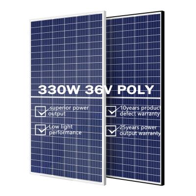 330w solar panel with 120 half cut cells